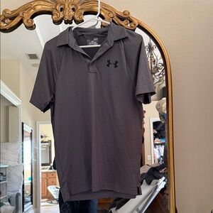 Under Armour Men's Dark Gray Polo Shirt
